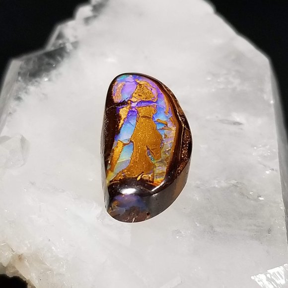 Australian Yowah Opal * 26.47 x 11.90 x 7.05mm * MKO4B7 * Boulder opal cab - Picture 7 of 11